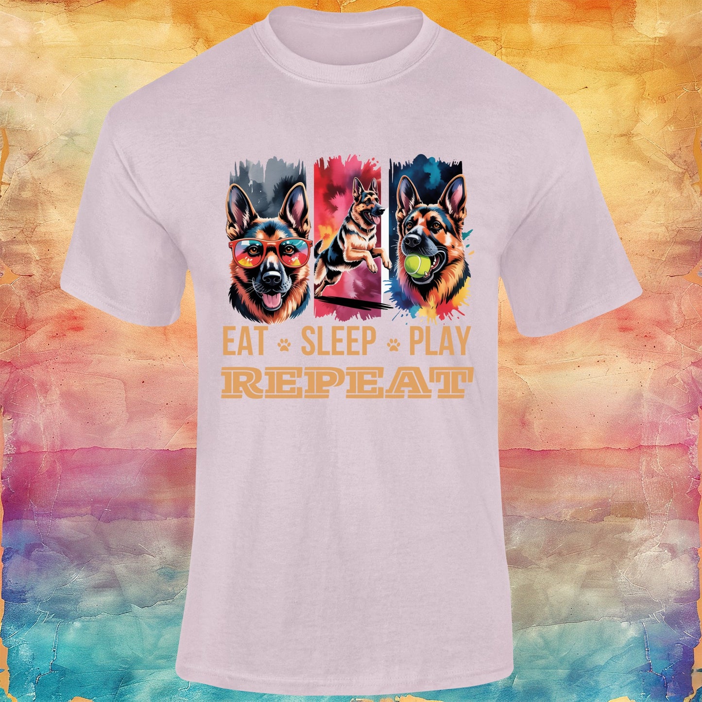 Eat Sleep Play Repeat! Unisex Softstyle Tee