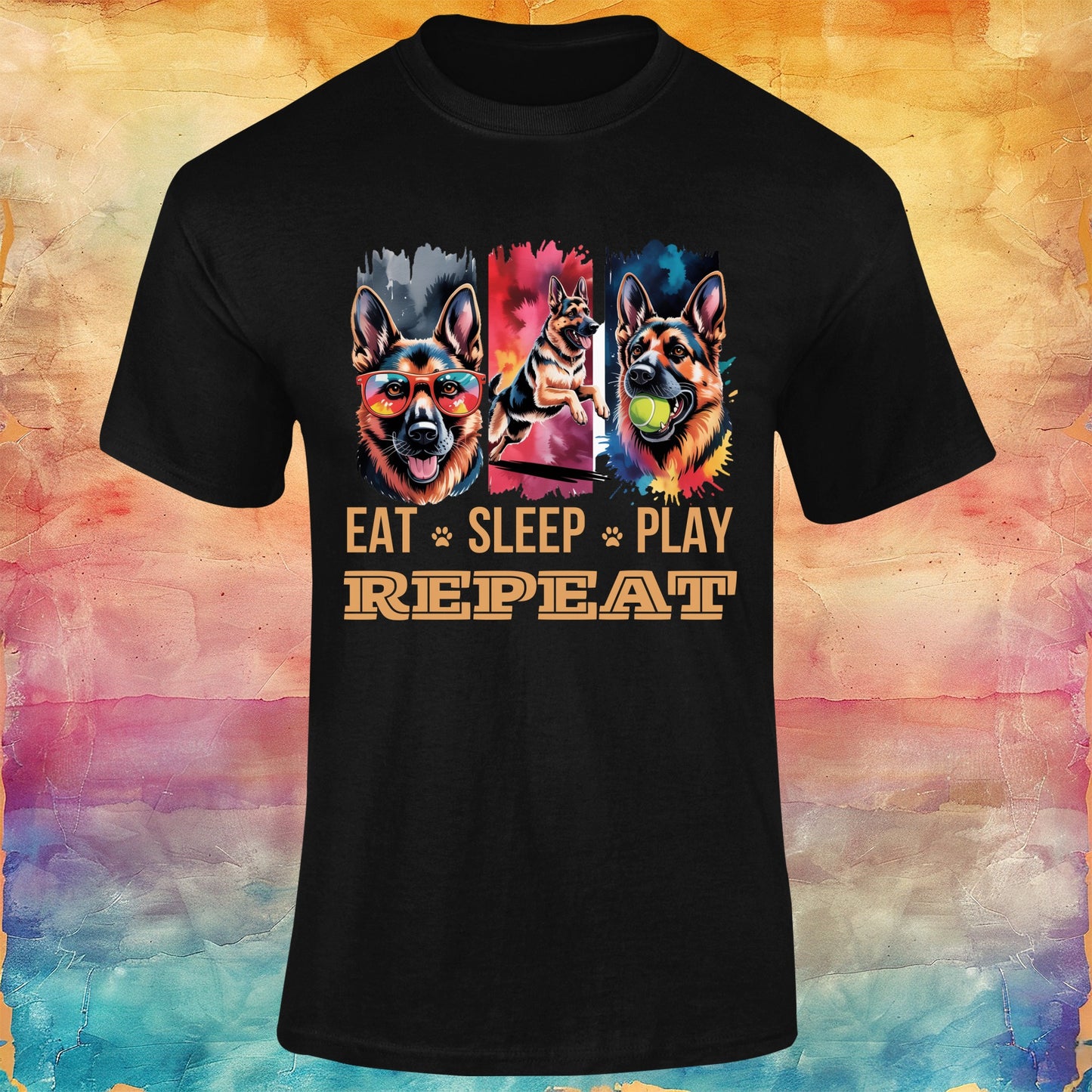 Eat Sleep Play Repeat! Unisex Softstyle Tee
