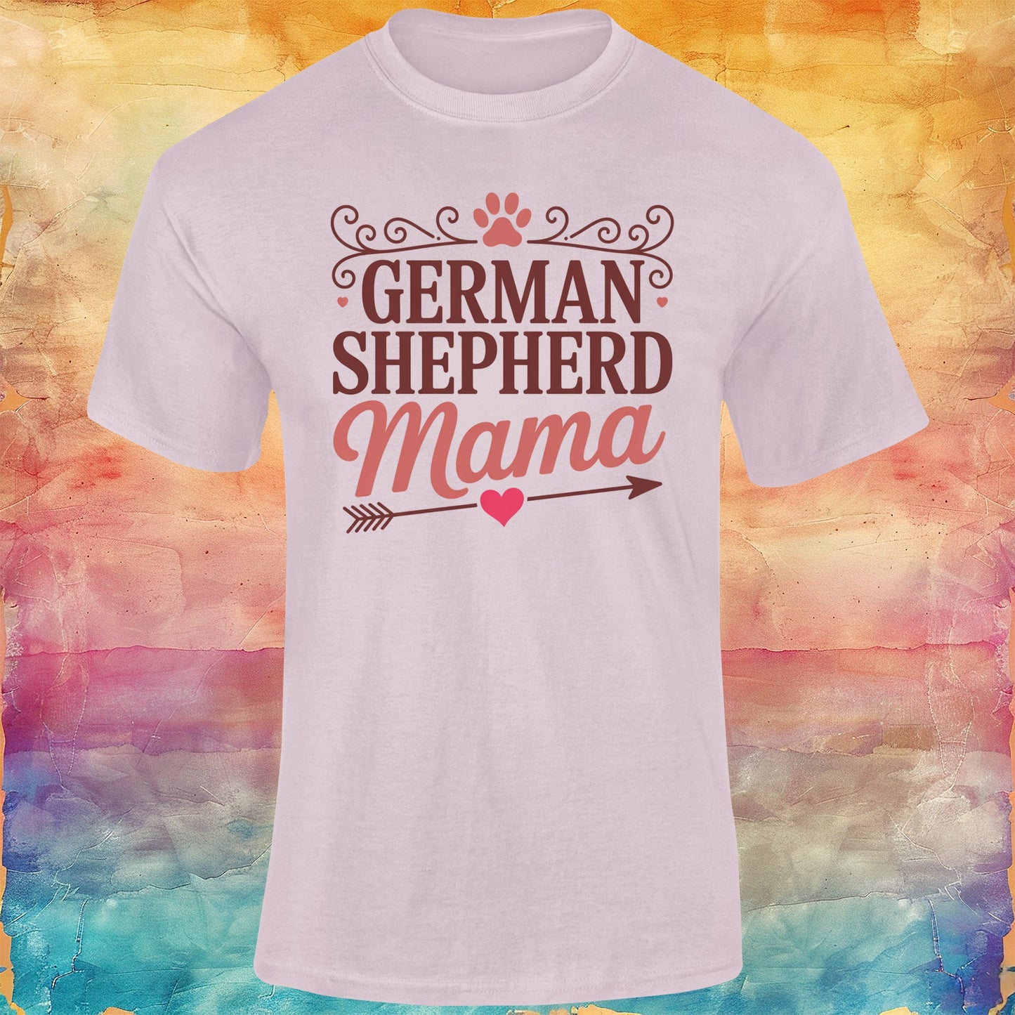 German Shepherd Mama Unisex Softstyle Tee