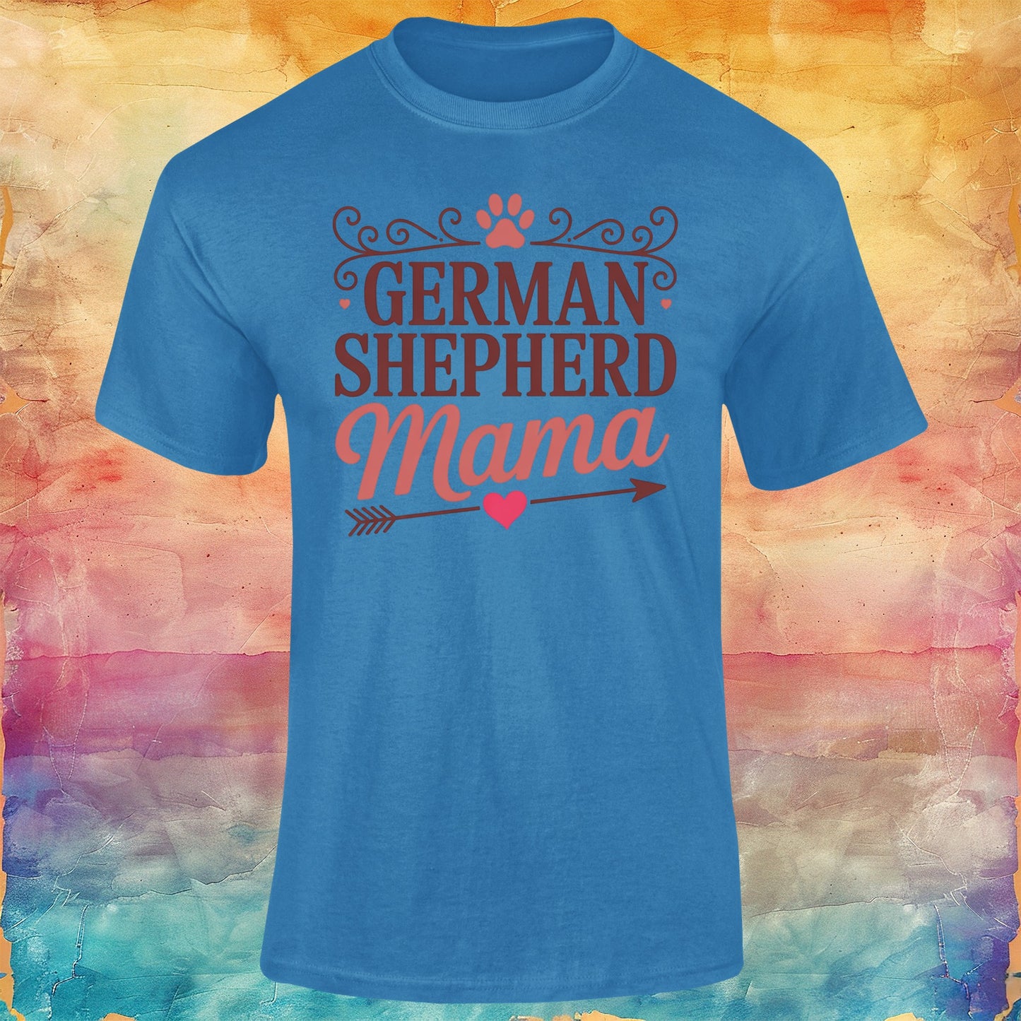 German Shepherd Mama Unisex Softstyle Tee