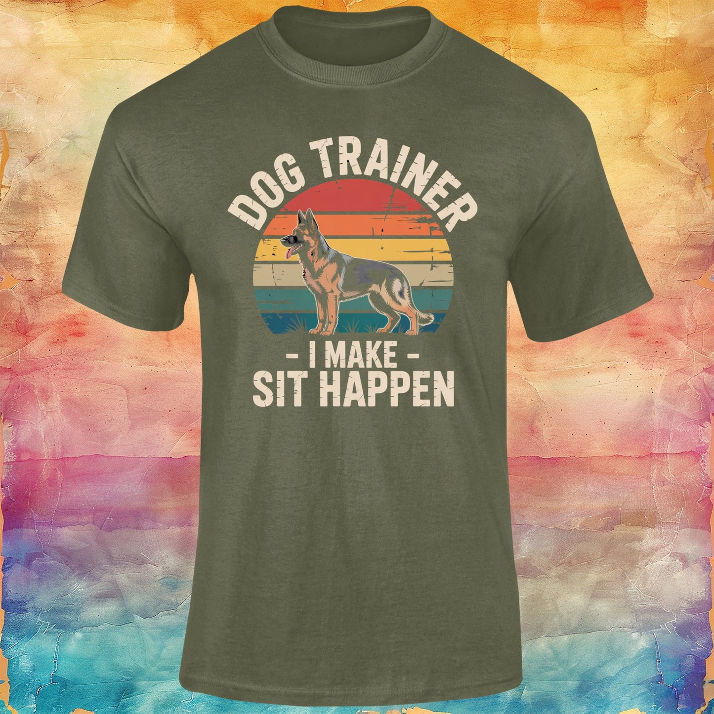 Dog Trainer, I Make Sit Happen Unisex Softstyle Tee