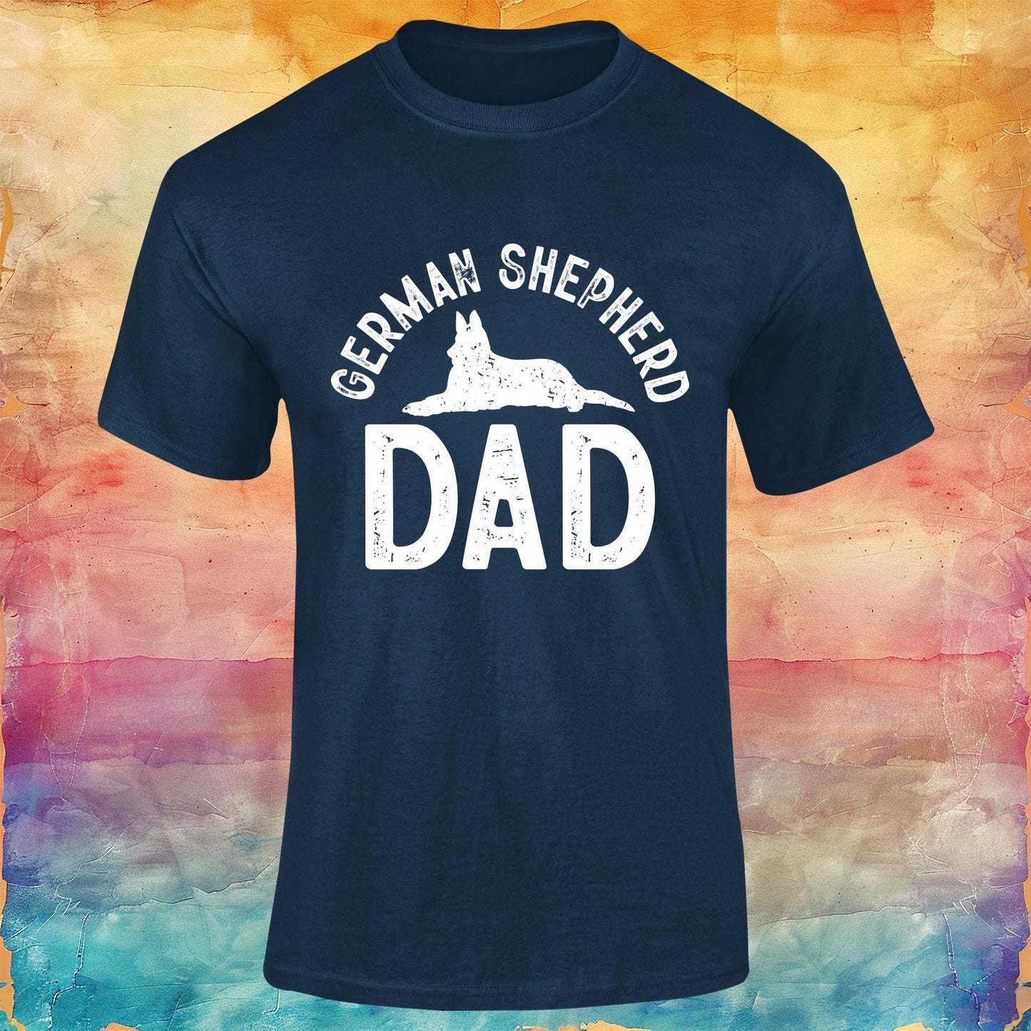 German Shepherd Dad Unisex Softstyle Tee