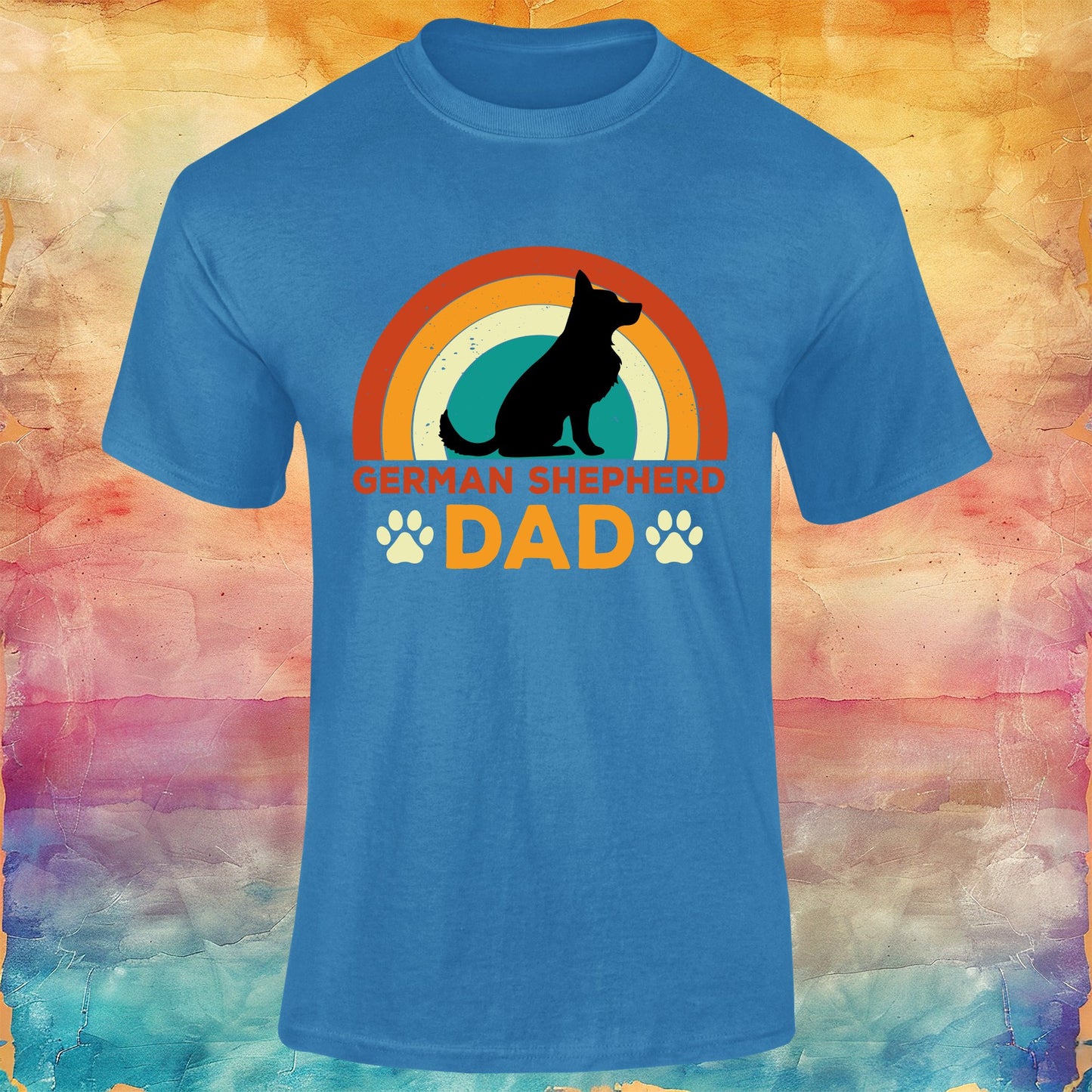 German Shepherd Dad Unisex Softstyle Tee