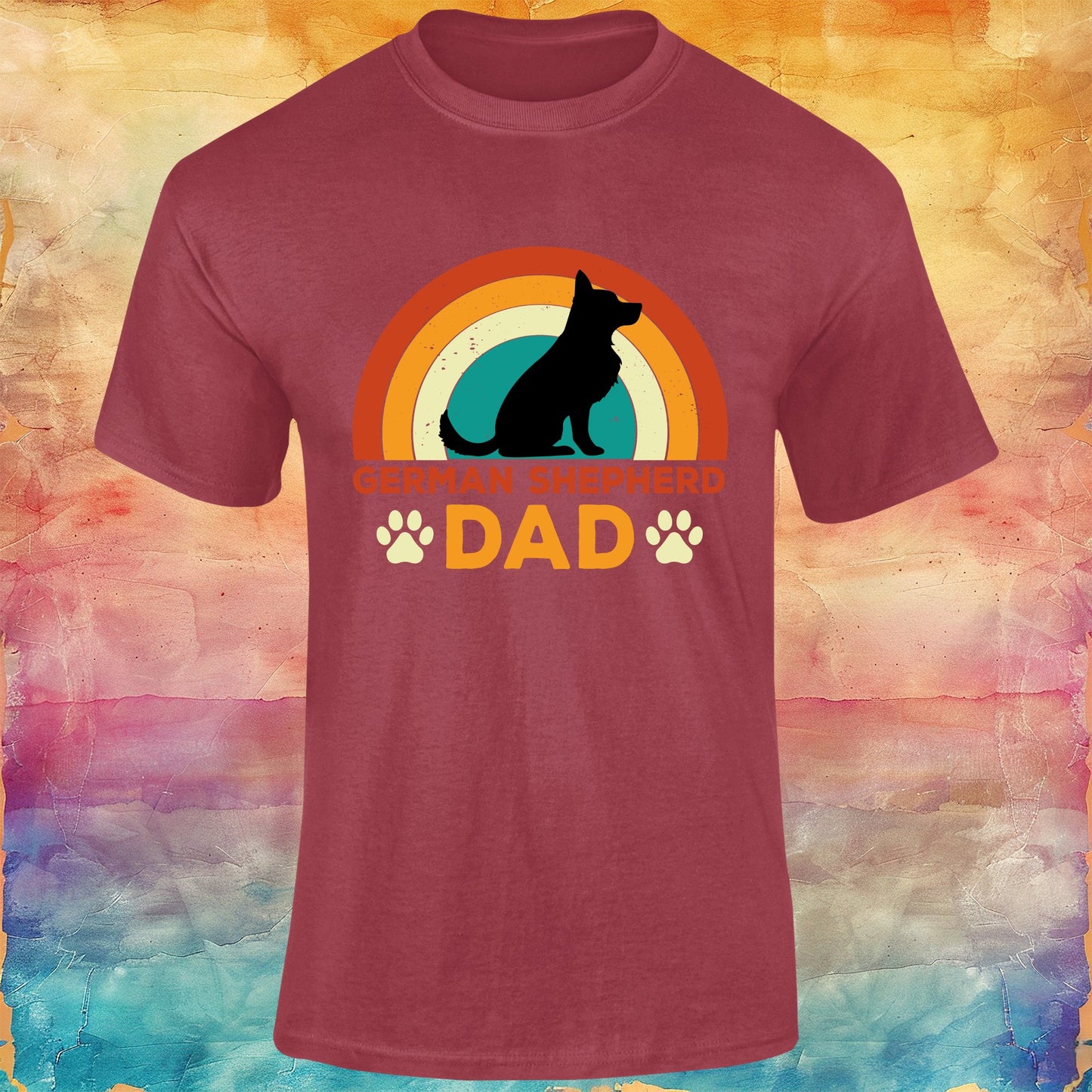 German Shepherd Dad Unisex Softstyle Tee