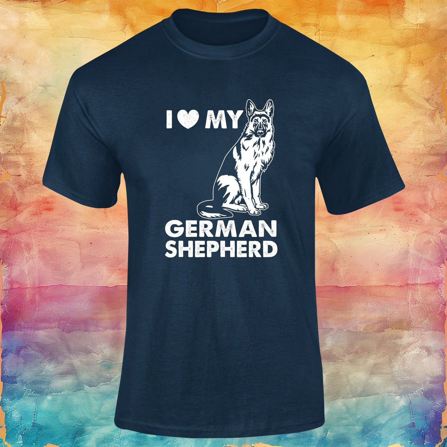 I Love My German Shepherd Unisex Softstyle Tee