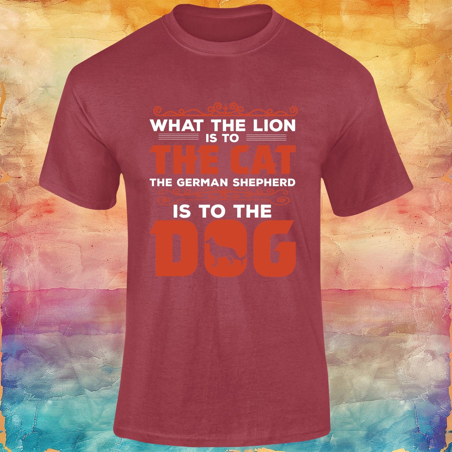 What The Lion is to The Cat The German Shepherd is to The Dog Unisex Softstyle Tee