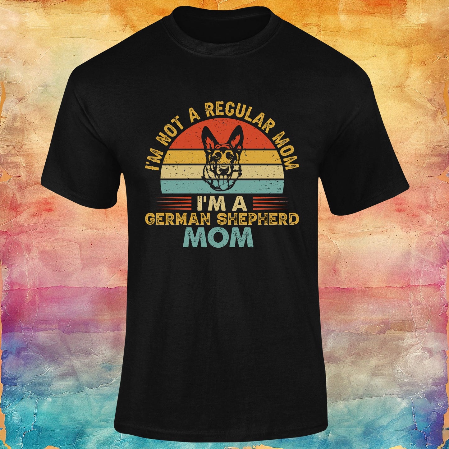 I'm Not a Regular Mom, I'm a German Shepherd Mom Unisex Softstyle Tee