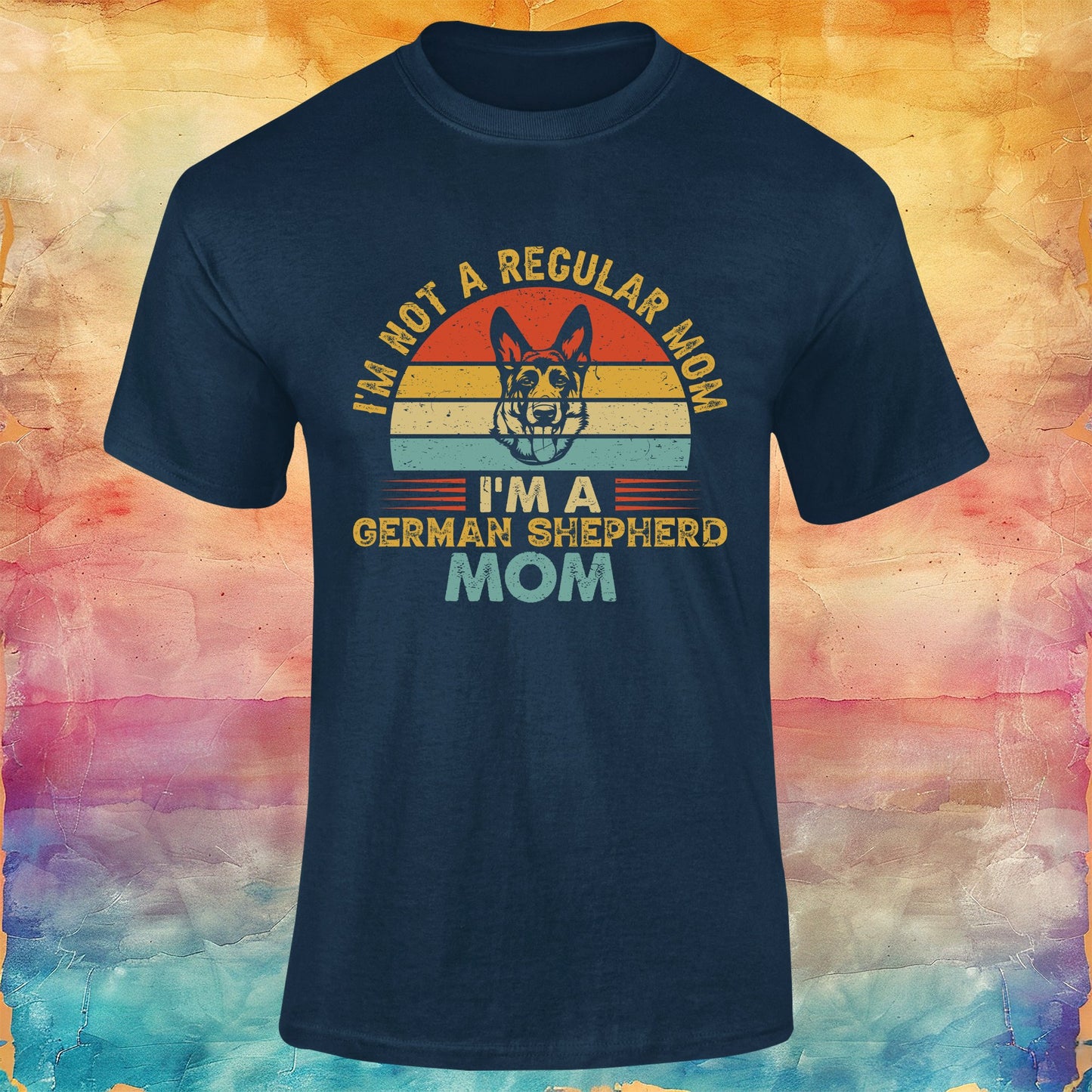 I'm Not a Regular Mom, I'm a German Shepherd Mom Unisex Softstyle Tee