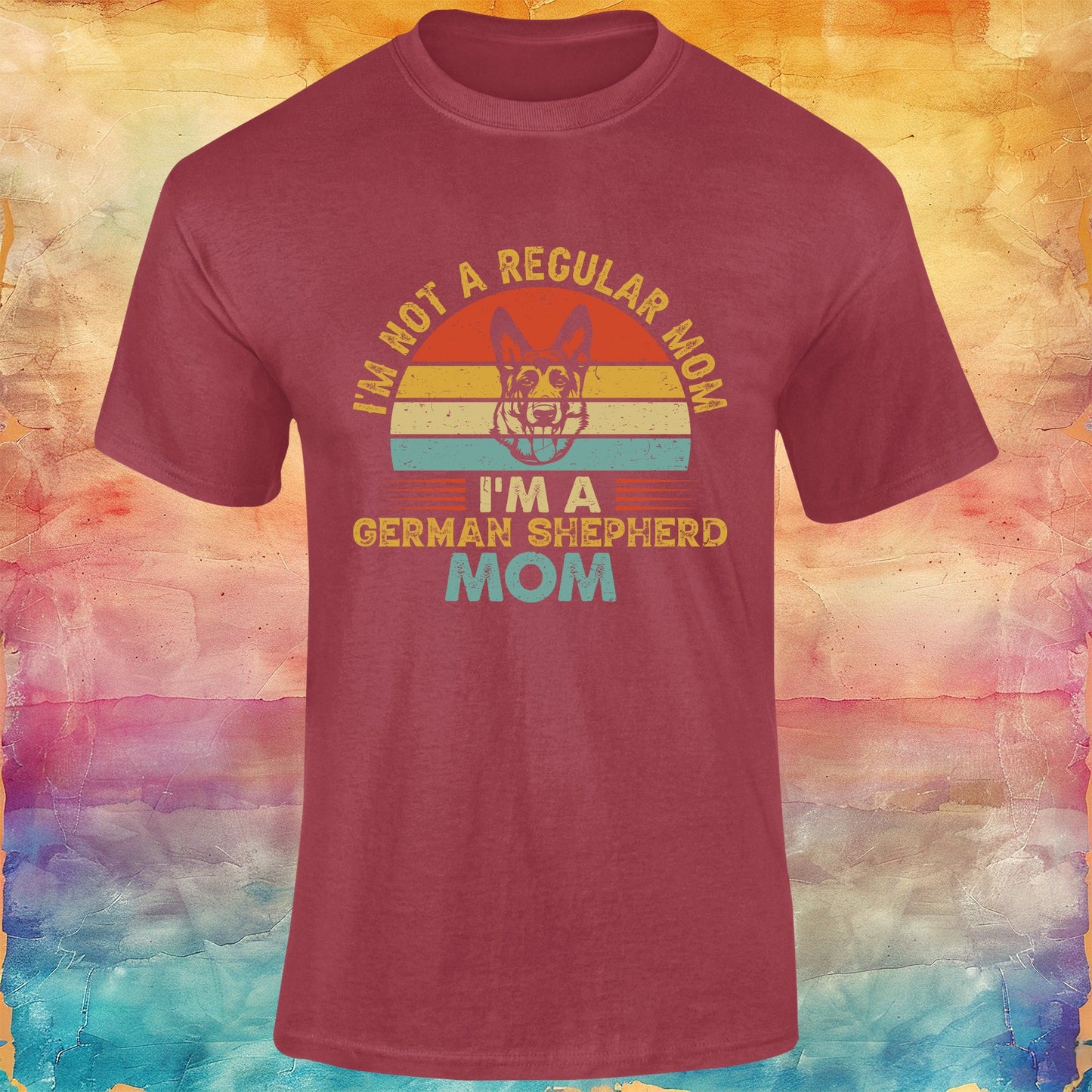 I'm Not a Regular Mom, I'm a German Shepherd Mom Unisex Softstyle Tee