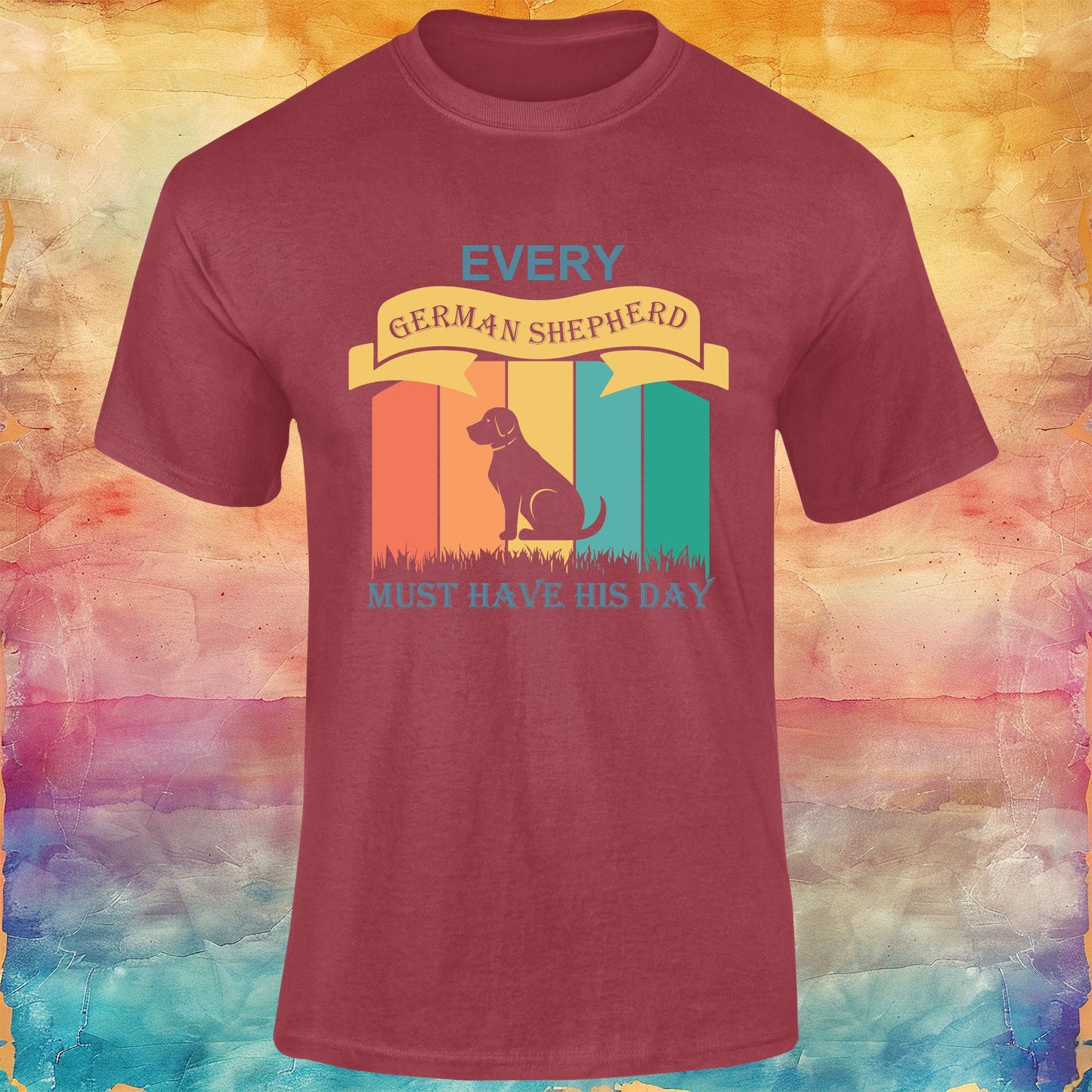 Every German Shepherd Must Have His Day Unisex Softstyle Tee