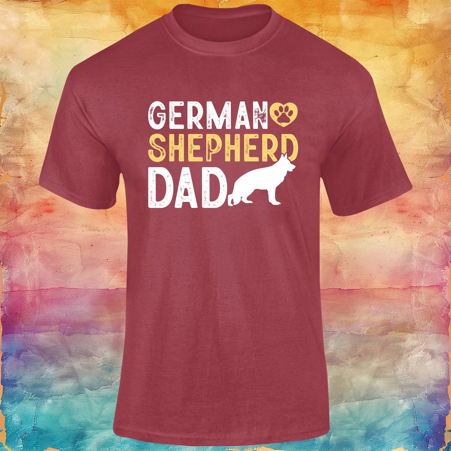 German Shepherd Dad Unisex Softstyle Tee