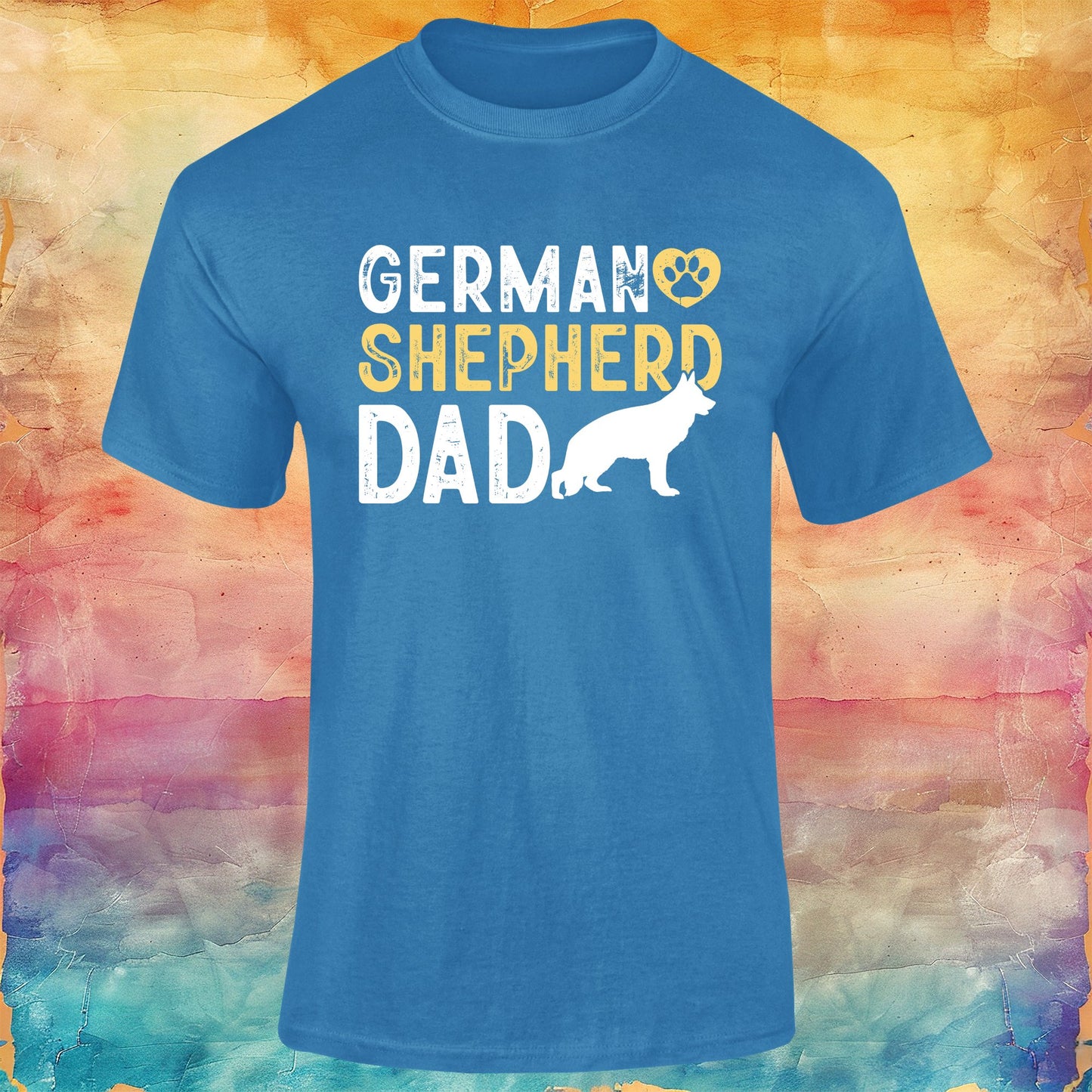 German Shepherd Dad Unisex Softstyle Tee