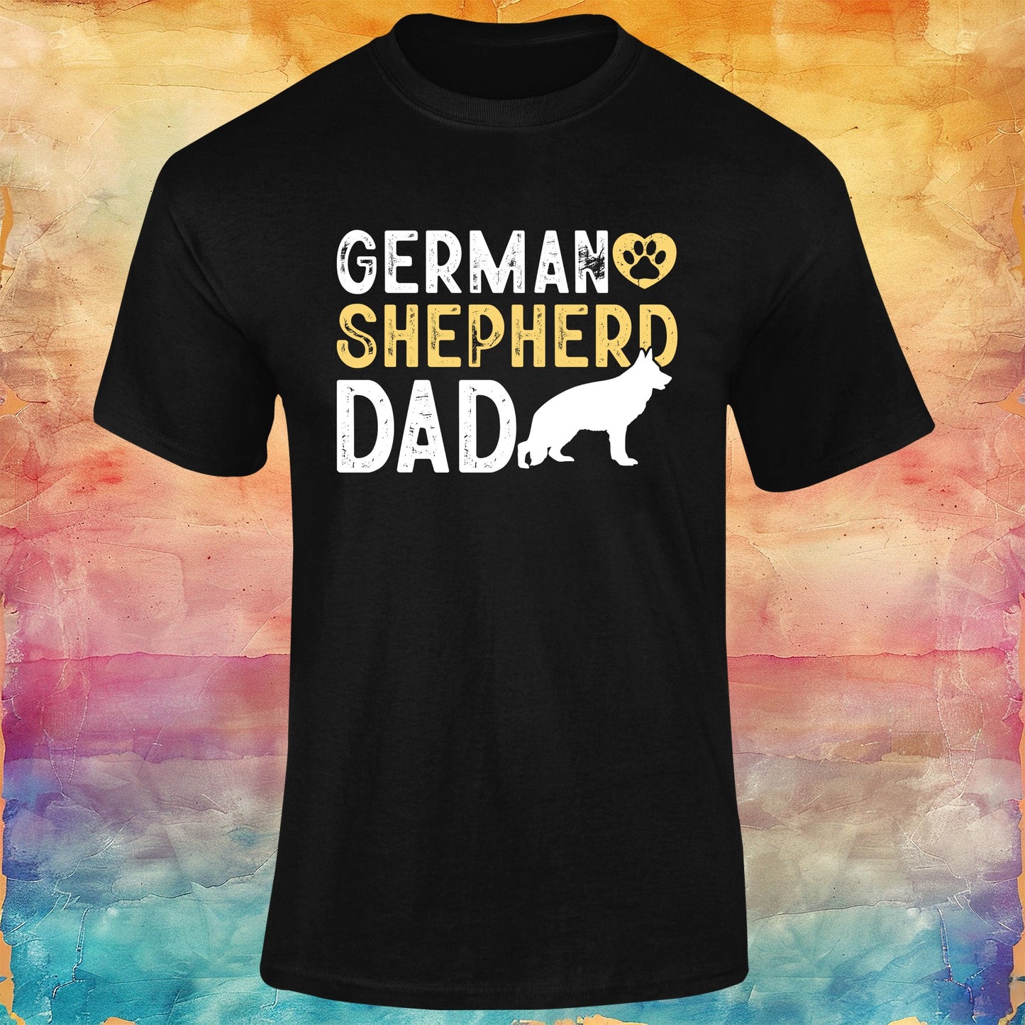 German Shepherd Dad Unisex Softstyle Tee