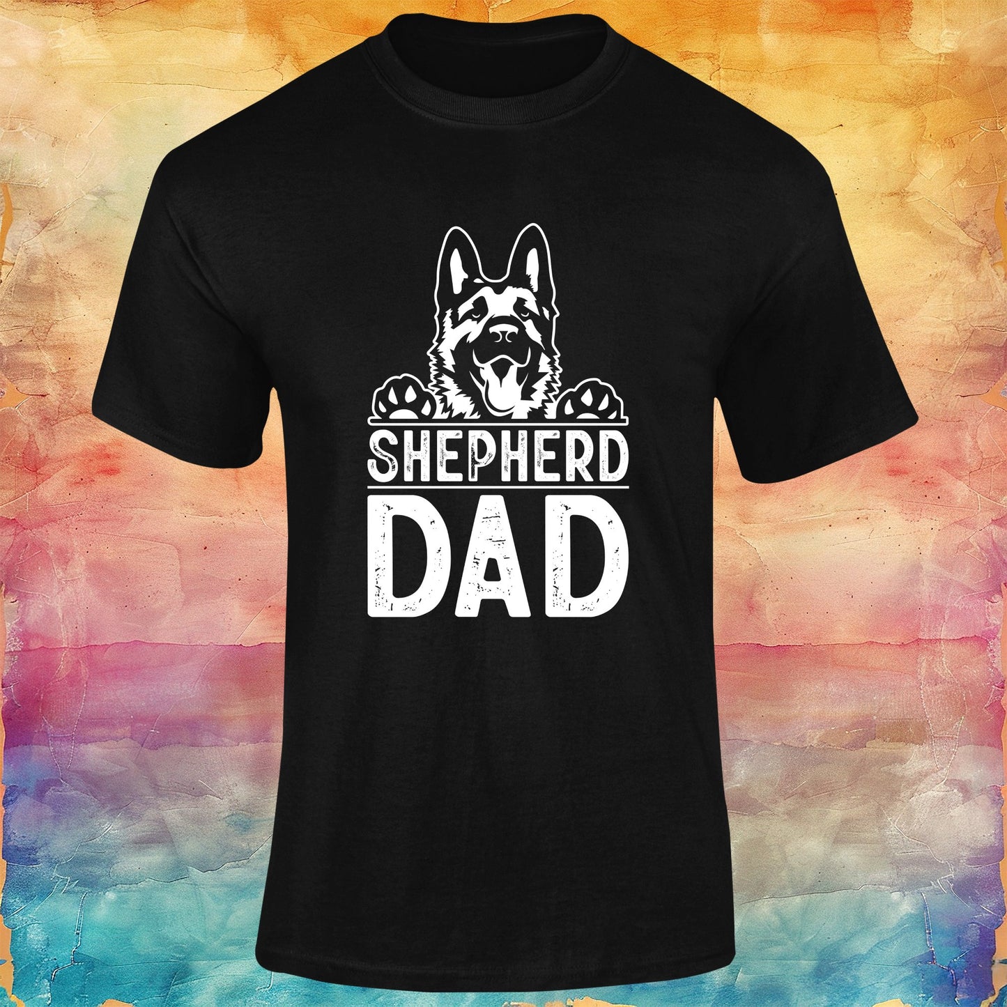 German Shepherd Dad Unisex Softstyle Tee