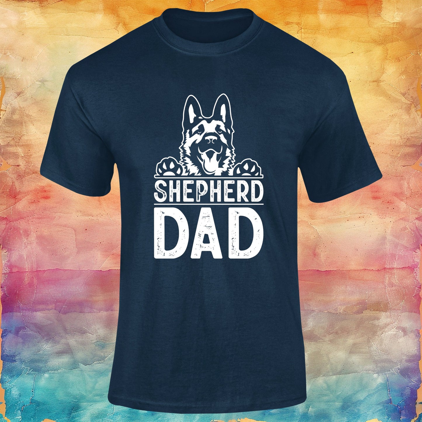 German Shepherd Dad Unisex Softstyle Tee