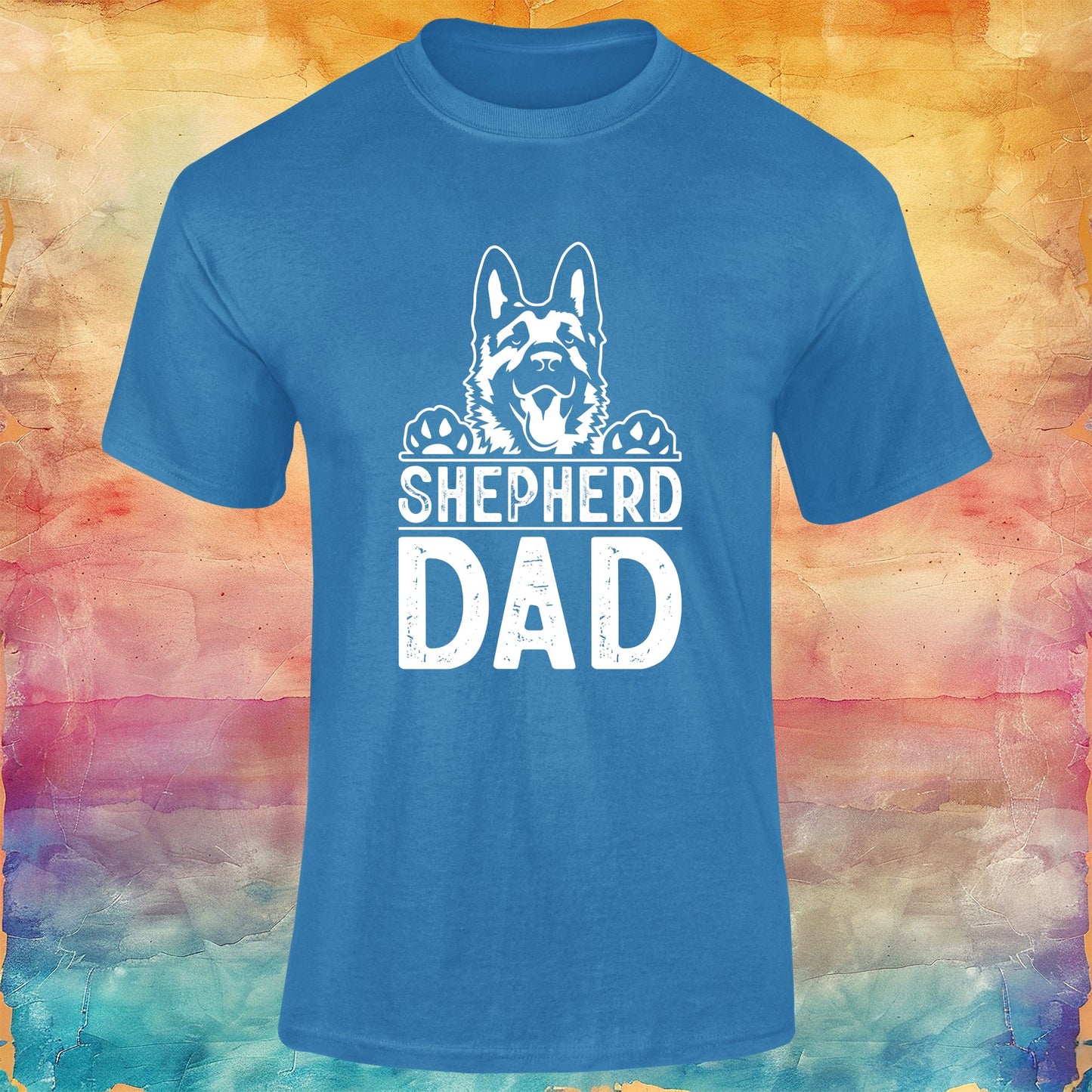 German Shepherd Dad Unisex Softstyle Tee