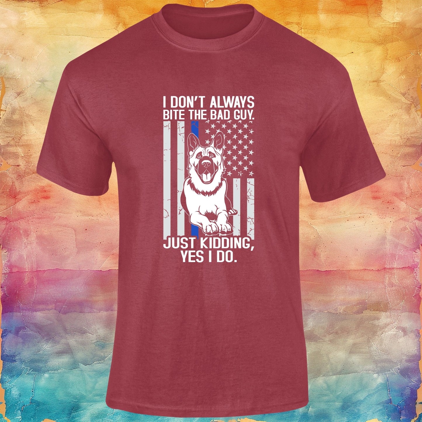 I Don't Always Bite The Bad Guy Unisex Softstyle Tee
