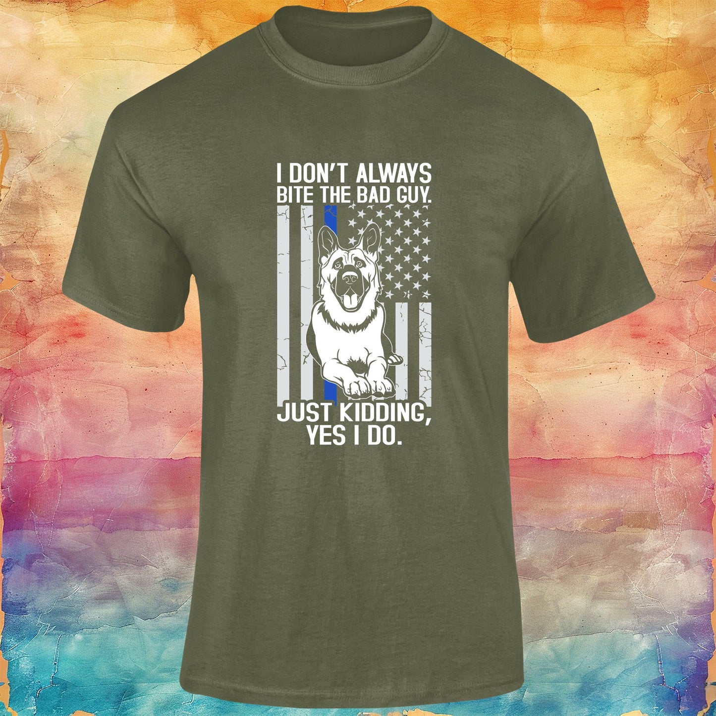 I Don't Always Bite The Bad Guy Unisex Softstyle Tee