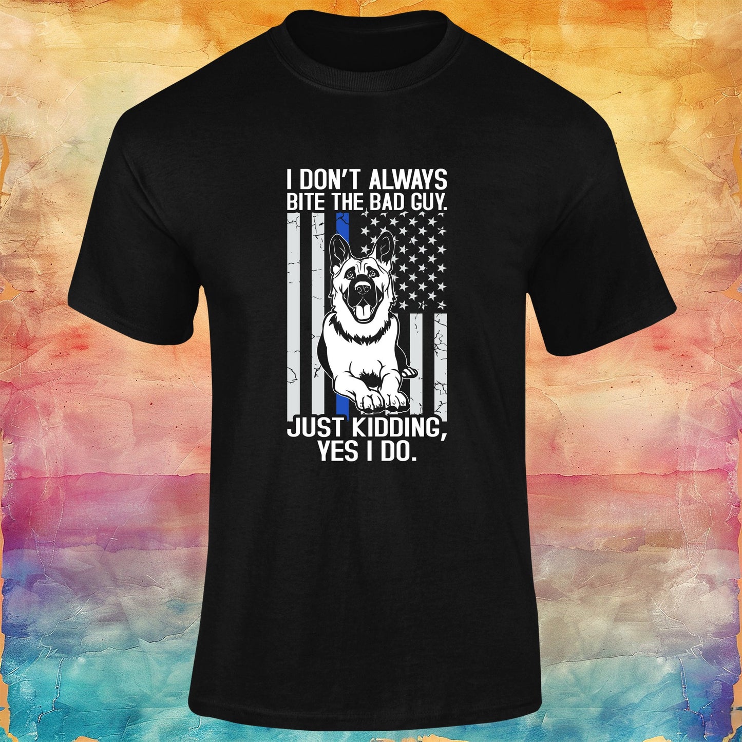 I Don't Always Bite The Bad Guy Unisex Softstyle Tee