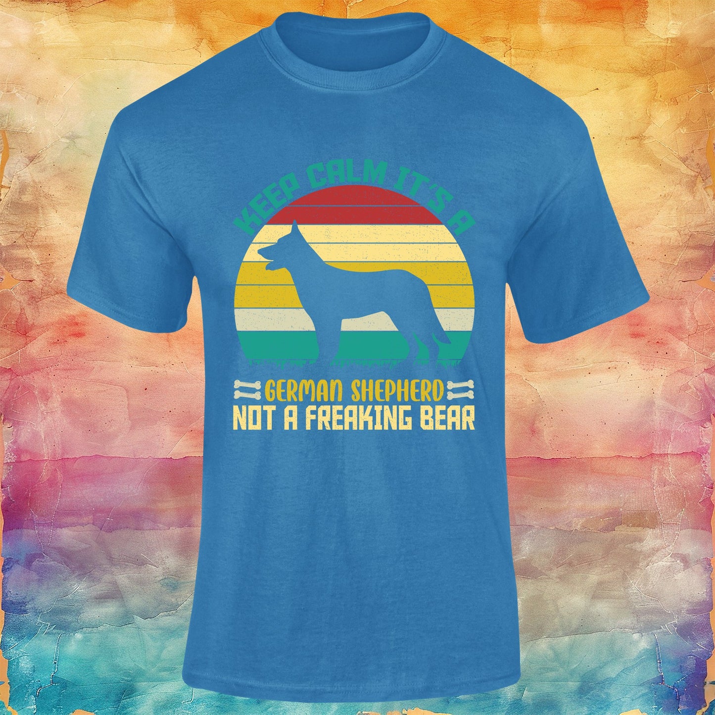 Keep Calm It's a German Shepherd Unisex Softstyle Tee