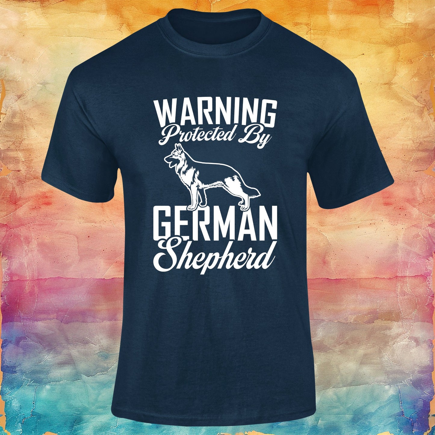 Protected By German Shepherd Unisex Softstyle Tee