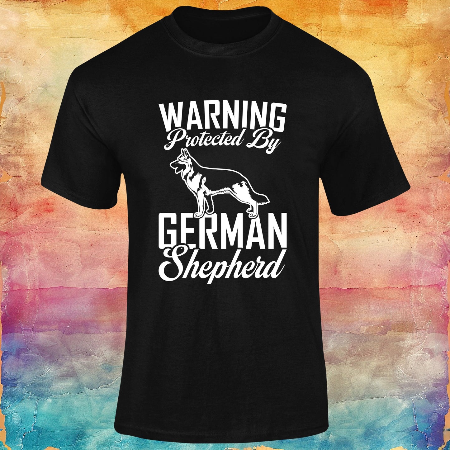 Protected By German Shepherd Unisex Softstyle Tee