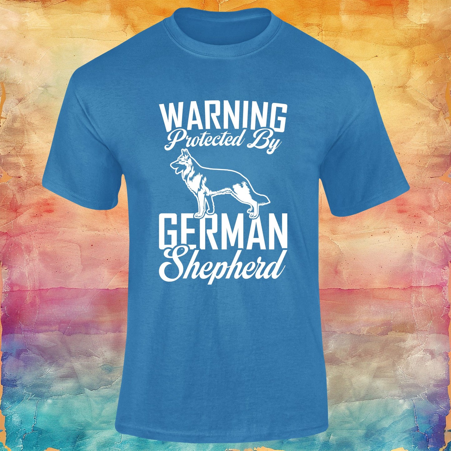 Protected By German Shepherd Unisex Softstyle Tee