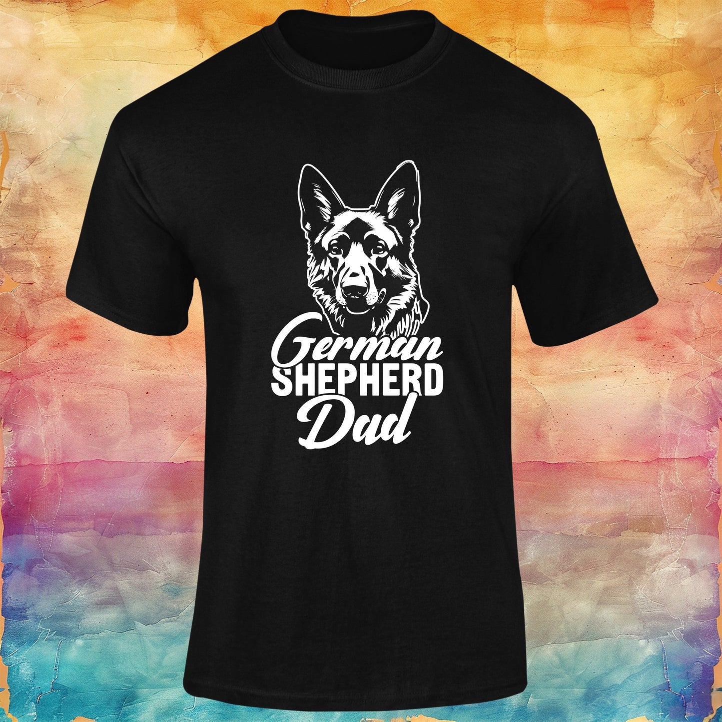 German Shepherd Dad Unisex Softstyle Tee