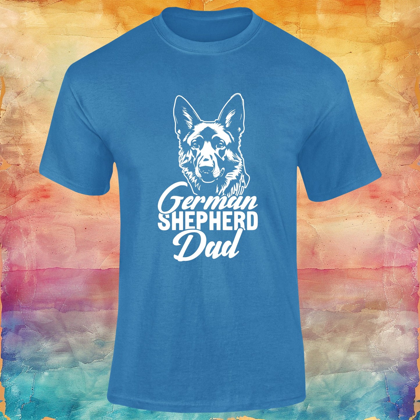 German Shepherd Dad Unisex Softstyle Tee