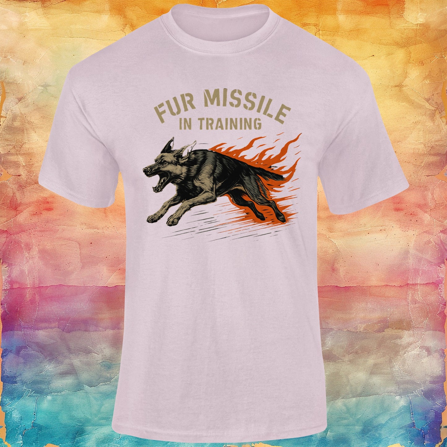 Fur Missile in Training Unisex Softstyle Tee