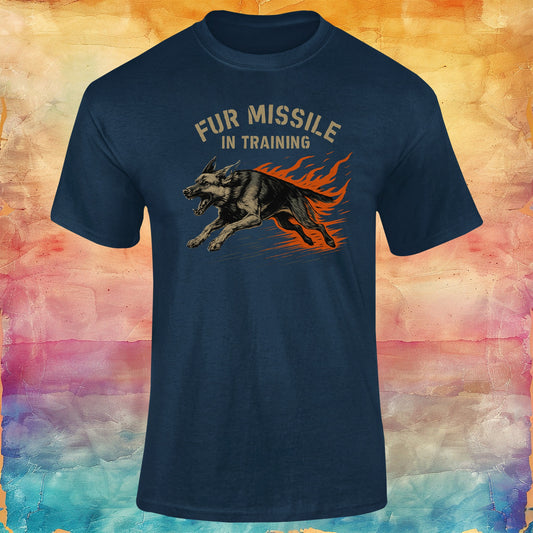 Fur Missile in Training Unisex Softstyle Tee
