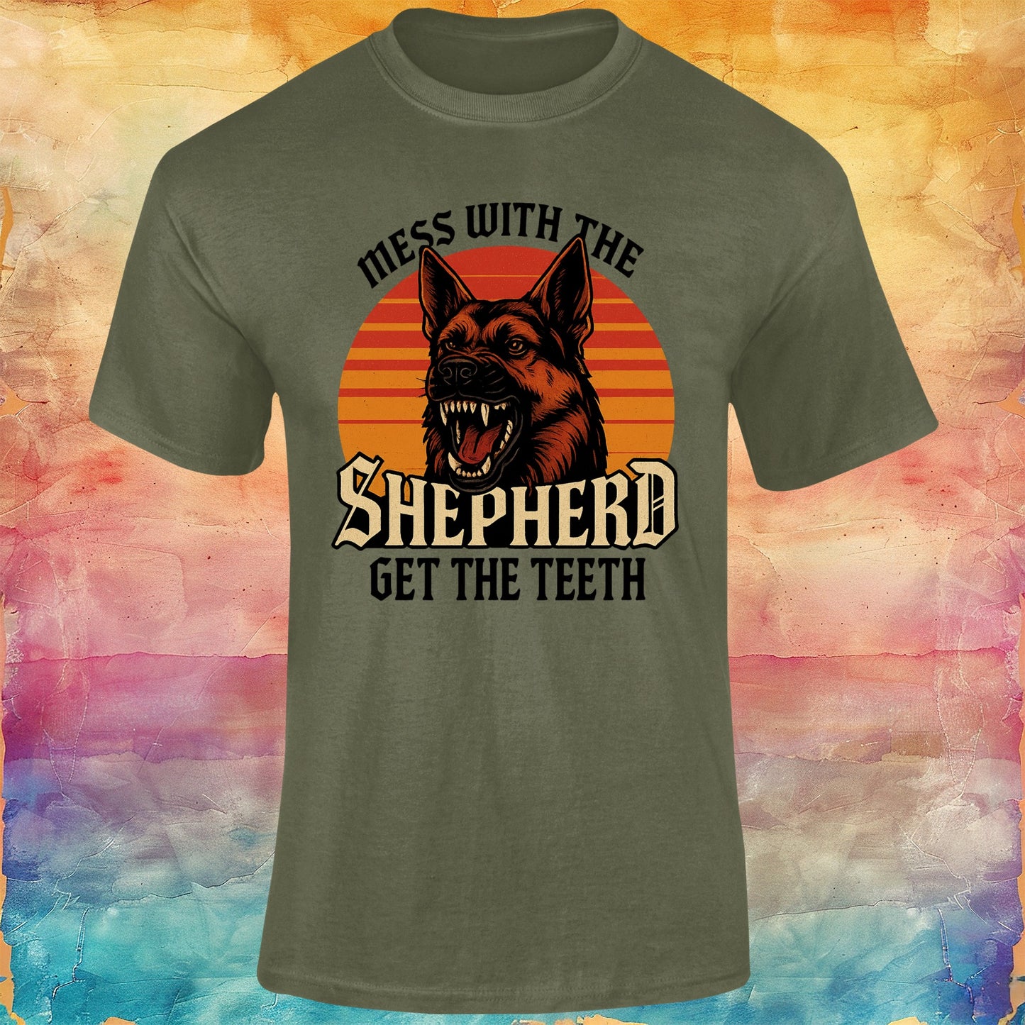 Mess With the Shepherd Unisex Softstyle Tee