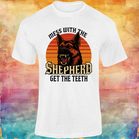 Mess With the Shepherd Unisex Softstyle Tee