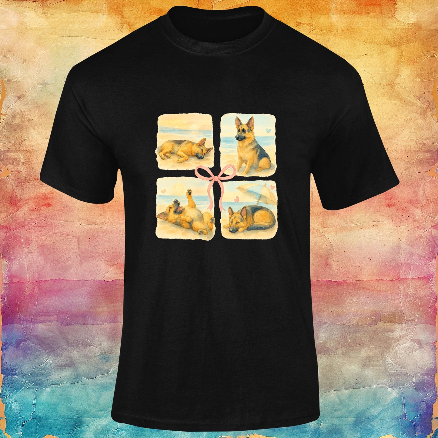 Sandy Paws & Summer Dreams Unisex Softstyle Tee