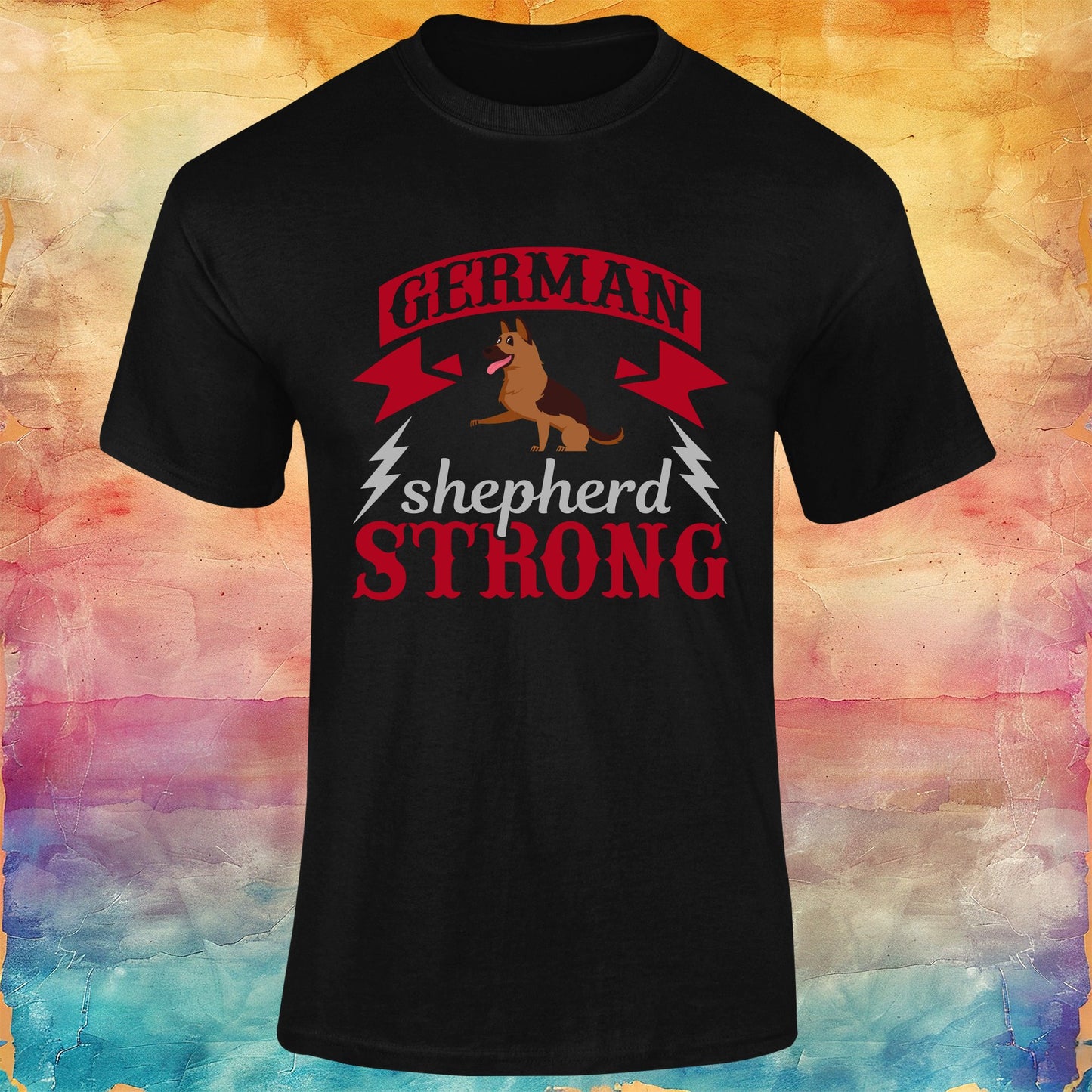 German Shepherd Strong Unisex Softstyle Tee