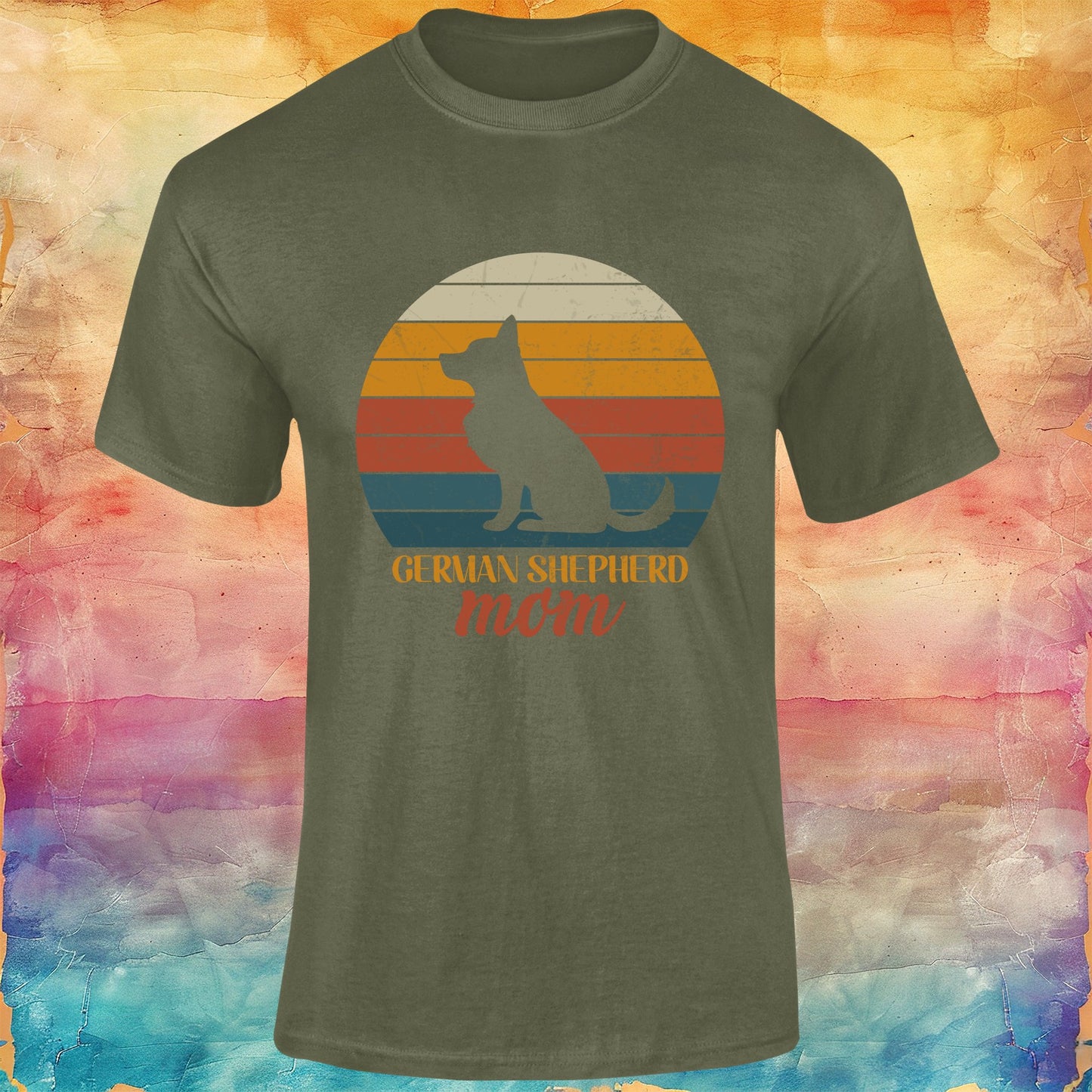 German Shepherd Mom Unisex Softstyle Tee