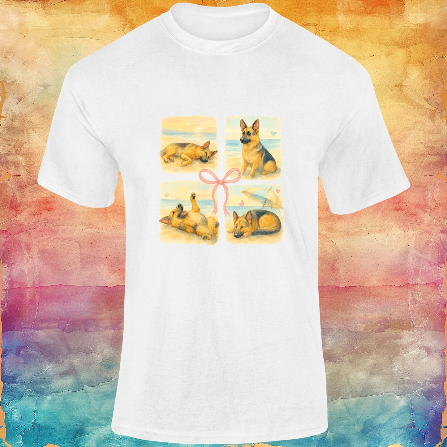 Sandy Paws & Summer Dreams Unisex Softstyle Tee