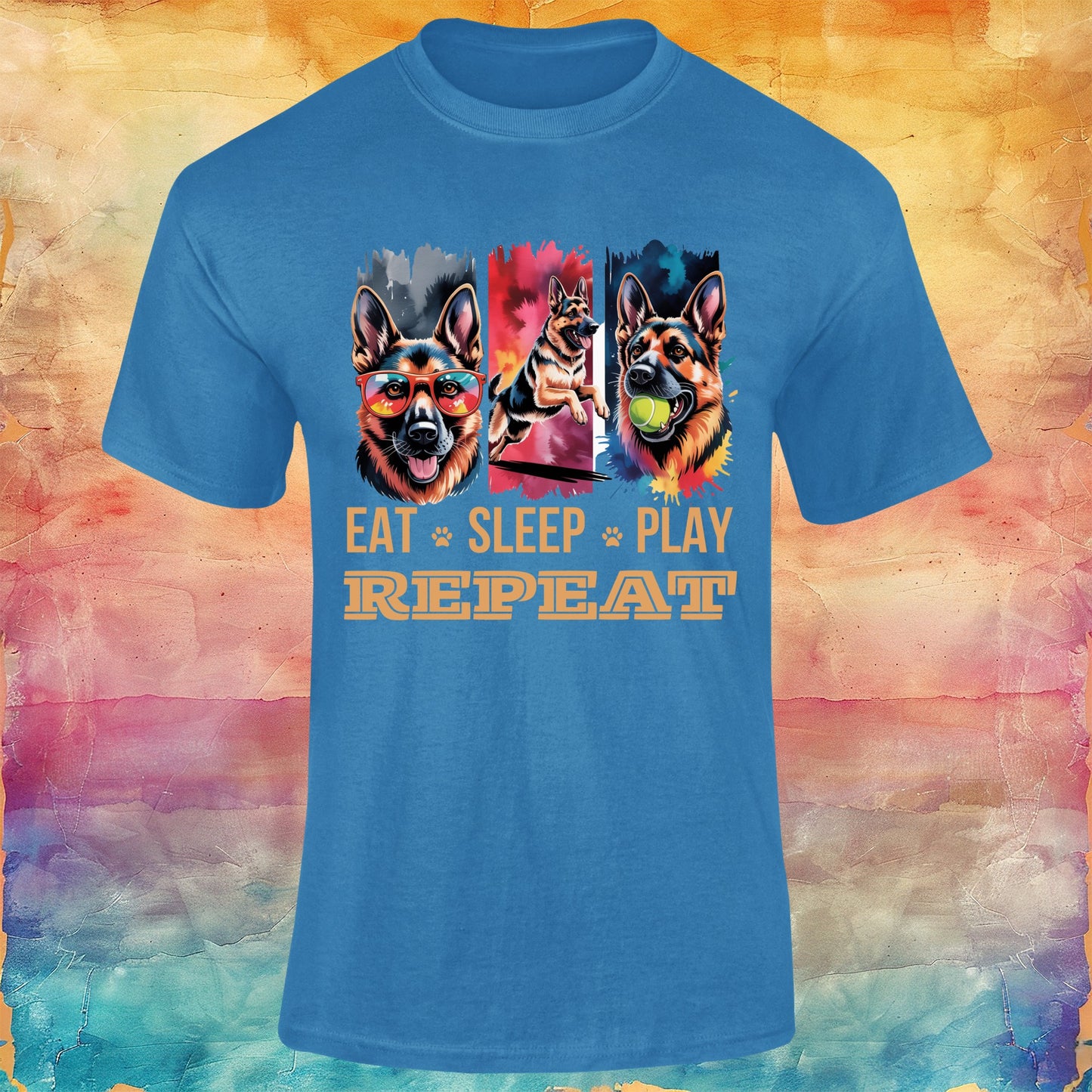 Eat Sleep Play Repeat! Unisex Softstyle Tee