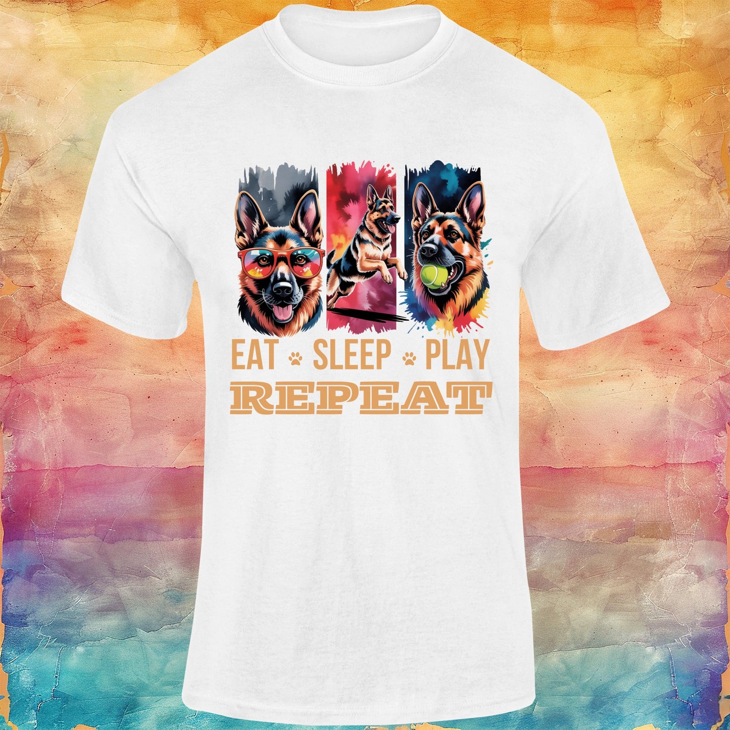 Eat Sleep Play Repeat! Unisex Softstyle Tee