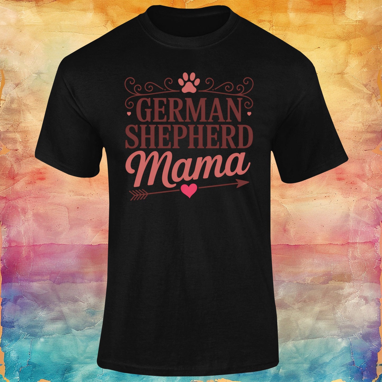 German Shepherd Mama Unisex Softstyle Tee