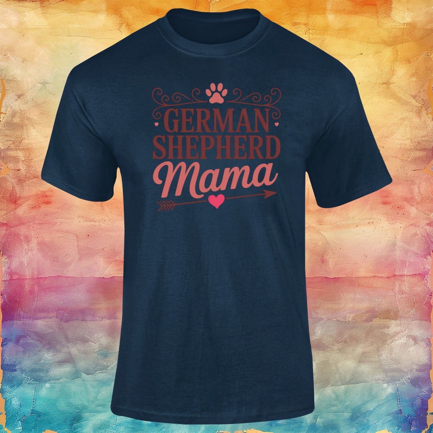 German Shepherd Mama Unisex Softstyle Tee