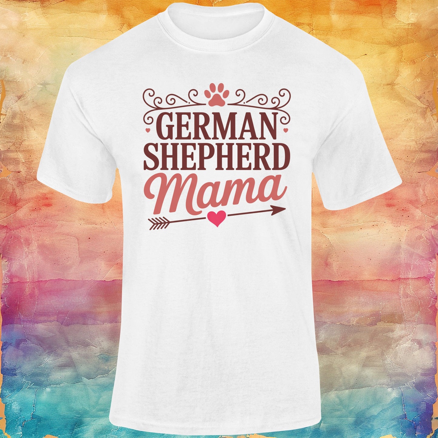 German Shepherd Mama Unisex Softstyle Tee