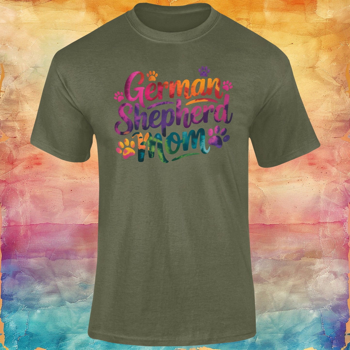 German Shepherd Mom Unisex Softstyle Tee