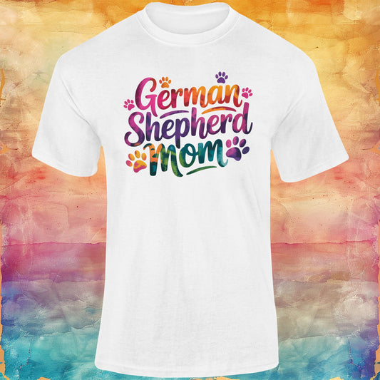 German Shepherd Mom Unisex Softstyle Tee