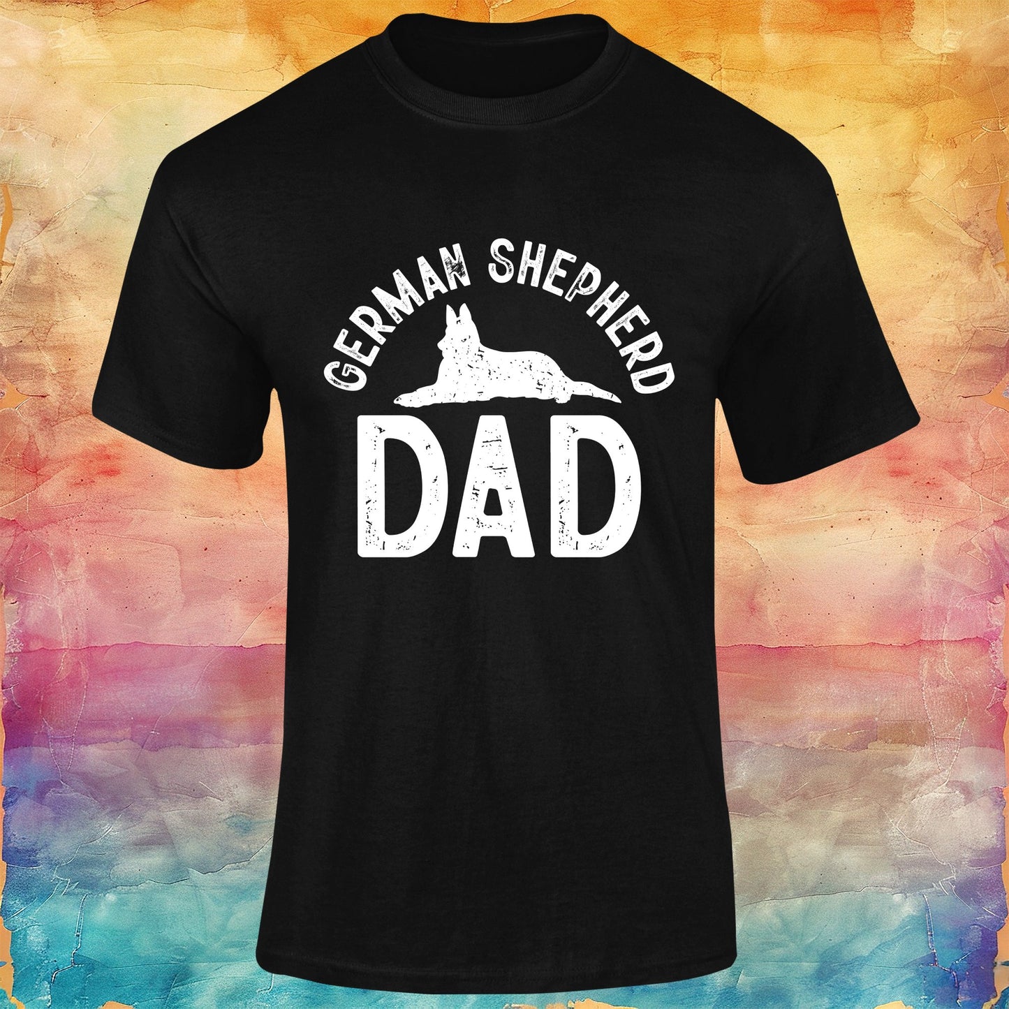 German Shepherd Dad Unisex Softstyle Tee