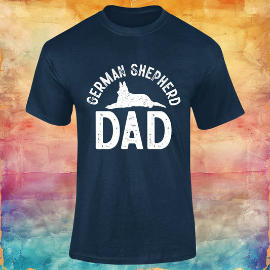 German Shepherd Dad Unisex Softstyle Tee