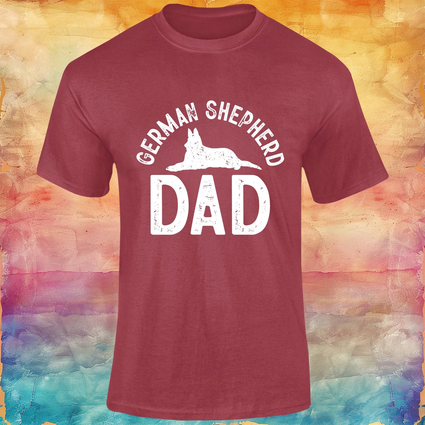 German Shepherd Dad Unisex Softstyle Tee