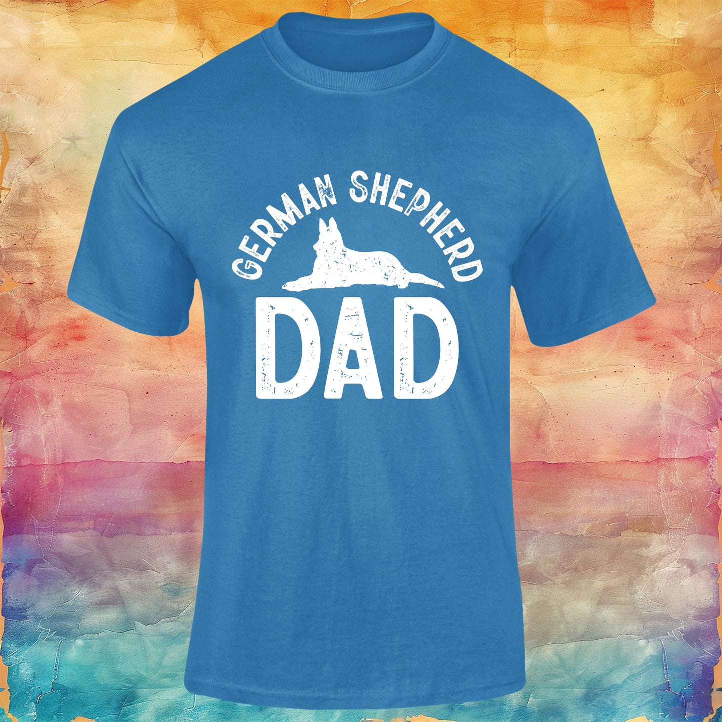 German Shepherd Dad Unisex Softstyle Tee