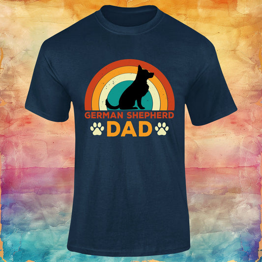 German Shepherd Dad Unisex Softstyle Tee