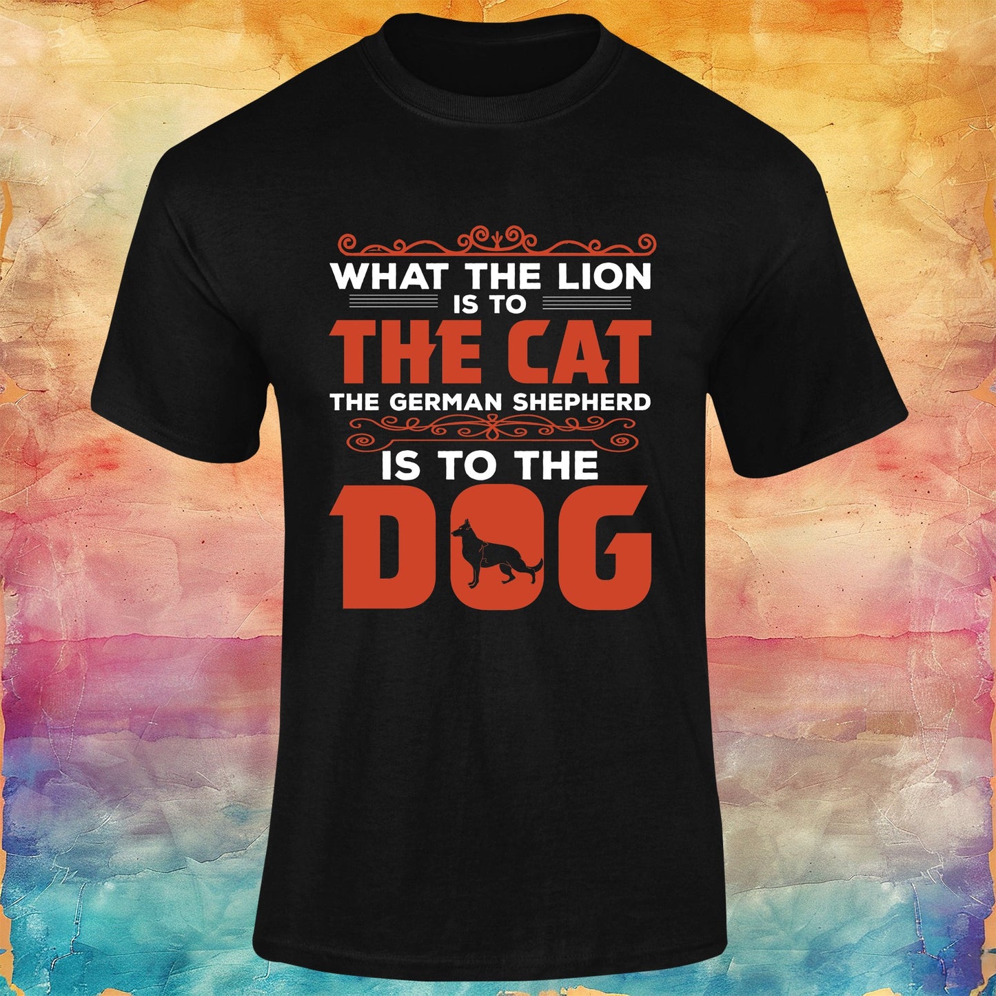 What The Lion is to The Cat The German Shepherd is to The Dog Unisex Softstyle Tee